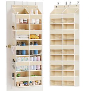 Door <b>Storage</b> Hanging Bag Wall-mounted Multi-layer Sundries Organizer Polyester Modern Minimalism Bedroom <b>Storage</b> for <b>Shoes</b> - Product Image 2