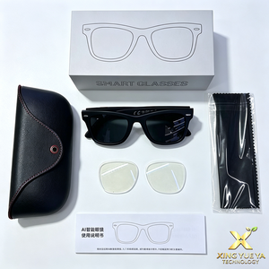 Gafas inteligentes MT5 con traducción por IA, control táctil, llamadas de voz, música, audio ENC, notas de reuniones, gafas Bluetooth para conducir - Product Image 4