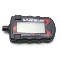 G.T. Tachometer Motor RC Profesional Model Power, Tachometer Optik Digital, Dapat Menyimpan Data RPM Puncak untuk 2-9 Bilah