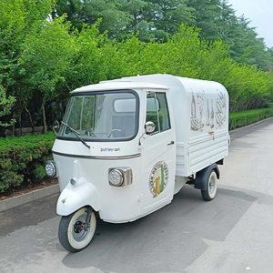 ピアジオ アイスクリームトラック 電動多機能3輪ステンレス製移動式フードトレーラートラック 長寿命 - Product Image 3