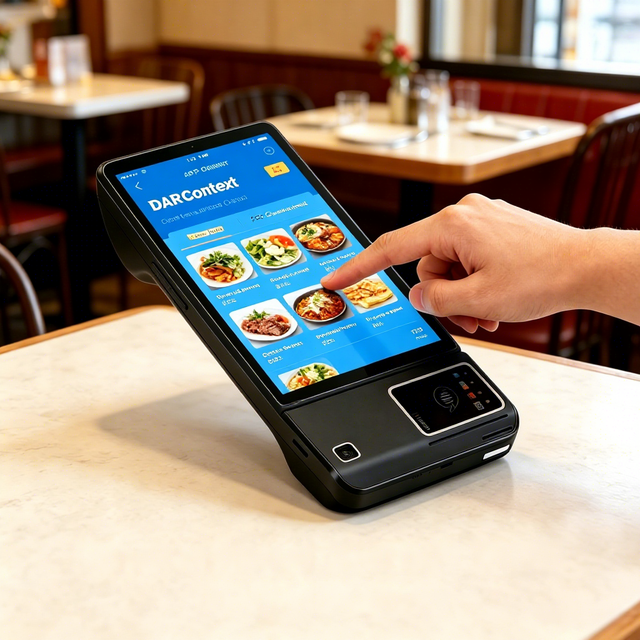 ODM Custom 7" 8" Handheld POS Tablet Pc Terminal with Barcode Scanner NFC Firmware for Retail & Restaurant Hotel Logistics