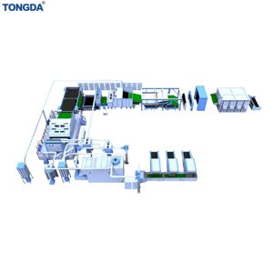 TONGDA TD-SM Spunlace mesin nonwoven mesin pembuat kain spunlace lini produksi