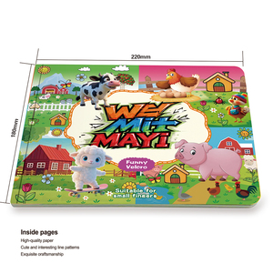 Libro de Actividades con Pegatinas <span class=keywords><strong>para</strong></span> Niños Pequeños de 3 a 5 Años, Libro Interactivo de <span class=keywords><strong>Cuentos</strong></span> de Animales del Bosque, Regalo Educativo Preescolar <span class=keywords><strong>para</strong></span> Niños y Niñas - Product Image 6