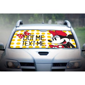 Parasole per parabrezza SUV 150 x 80 cm Minnie - protezione solare Disney Girls - Product Image 3