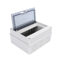 Boîte de distribution HT-8 intelligente Petite boîte de distribution vide multifonctionnelle en plastique ABS basse tension et étanche