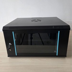 Tủ Mạng thép 19 inch 6U với công tắc 2U kính cường lực cửa trước Công suất 9U cho quản lý giá máy chủ trung tâm dữ liệu - Product Image 6