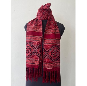 Elegante y suave Ryon bloque de mano estola de impresión Ajrakh acabado de calidad premium lavable a máquina ligero y elegante para atuendo diario - Product Image 2