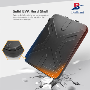 Rực rỡ tùy chỉnh chất lượng cao xách tay Trọng lượng nhẹ trường hợp máy tính xách tay không thấm nước EVA vỏ cứng du lịch máy tính xách tay tay áo trường hợp - Product Image 3