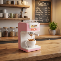 Ensemble de jouets réalistes en plastique pour enfants, appareil de cuisine, cafetière, mixeur et grille-pain pour le jeu de simulation des filles