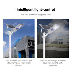 Nuevo producto Control de luz inteligente Ip65 Exterior Impermeable Split 100 200 300W Led Luz de calle <span class=keywords><strong>solar</strong></span> - Product Image 3