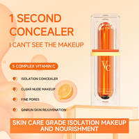 Crème tonifiante de maquillage, crème de soin de la peau de qualité OEM, isolation, nourrissante, correctrice, cinq vitamines C, crème tonifiante