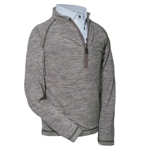 Logo personnalisé bébé enfants quart de fermeture éclair léger <span class=keywords><strong>50</strong></span> + UPF 4 voies extensible 92% polyester 8% Spandex enfant en bas âge garçons 1/4 pull à fermeture éclair - Product Image 5