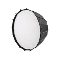 Studio Photo professionnel en tissu de 120cm pour Softbox diffuseur de Flash LED plié rapide grille parabolique profonde pour la photographie en plein air