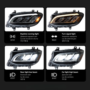 ชุดไฟหน้า LED สำหรับ<span class=keywords><strong>รถยนต์</strong></span> Mercedes Sprinter 2018-2025อุปกรณ์ตกแต่งรถยนต์ไฟเลี้ยวกลางวัน6000K - Product Image 5