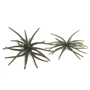 Esca Artificiale Morbida a Forma di Riccio Marino Biomimetico Galleggiante con Anello <span class=keywords><strong>in</strong></span> Acciaio Inox Nero <span class=keywords><strong>per</strong></span> la <span class=keywords><strong>Pesca</strong></span> al Bass - Product Image 1