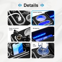 Boîte de rangement pour console centrale compatible avec Toyota ROOMY THOR TANK JUSTY, organiseur d'accoudoir de voiture, pièces intérieures