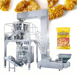 Macchina imballatrice delle patatine fritte della crosta di maiale del popcorn del soffio di mais delle patate fritte industriali verticali automatiche