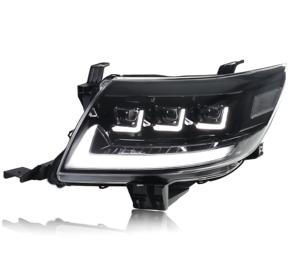 Luz de coche para Toyota Hilux Vigo 2012-2014 faro LED proyector lámpara de cabeza Luz de circulación diurna accesorios Automotrices - Product Image 4