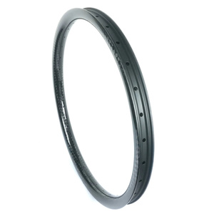 26/27.5ER DH ขอบคาร์บอน <span class=keywords><strong>Tubeless</strong></span> <span class=keywords><strong>Hookless</strong></span> ลงฮิลล์จักรยานเสือภูเขาวงกลม 40 มม. กว้าง 32 มม. โปรไฟล์ 31 มม. กว้างภายใน - Product Image 4