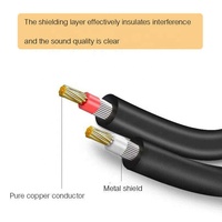Cable de audio de cobre RCA a RCA 1M 1,5 M 2M 3M 5M 10M 15M 20M 25M 30M Logo personalizado de gama alta RCA macho a macho Cables de audio para coche