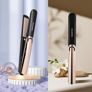 เครื่องยืดผมไทเทเนียมแบบแบนพร้อมหน้าจอ LCD สำหรับใช้ในครัวเรือนและโรงแรม - Product Image 1