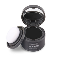 Poudre de remplissage pour la ligne des cheveux, produit d'amélioration du front, accessoire pour extensions capillaires, solution naturelle de comblement de la ligne des cheveux