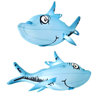 Requin gonflable géant réaliste – Étanche, durable, résistant au soleil, couleur intégrale, ventilateur intégré, taille personnalisée pour la publicité
