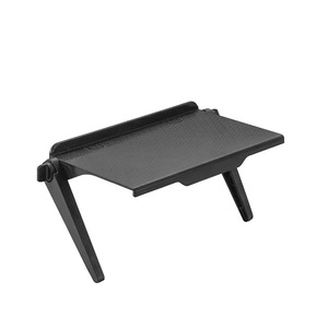 Adjustable Wall Mount Storage Rack For <b>Router</b> Set Top <b>Box</b> Wi Fi Black Rectangular One Layer Electronic Device Holder - Product Image 3