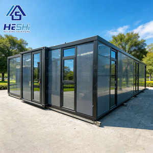New Design 40Ft 20Ft <b>Prefab</b> Expandable Container <b>House</b> 1 2 3 4 5 Bedroom Folding Bathroom Mobile Home Cabin - Product Image 1