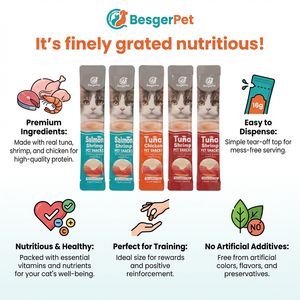 <span class=keywords><strong>Nourriture</strong></span> humide pour chats en sachet pour la santé <span class=keywords><strong>gastro</strong></span>-intestinale, en vrac, avec bâtonnets de friandises pour chats et friandises en bâtonnets pour chats - Product Image 1