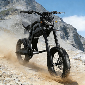 Motocicleta Eléctrica Todoterreno de 2000W, 52V, 70km/h, con Motor en la Rueda Trasera, Suspensión Completa, para Adultos, de Largo Alcance - Product Image 1