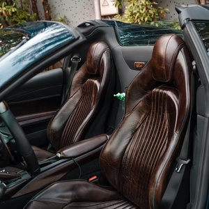 Asientos de Carreras para <span class=keywords><strong>Ferrari</strong></span> 488 GTB Pista F8 296 SF90, Componentes Interiores de Fibra de Carbono y Terciopelo, Impermeables - Product Image 1