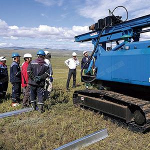 Ground Hole <b>Drilling</b> Machines Ground Screw Steel <b>Fence</b> <b>Posts</b> Pile Driver - Product Image 5