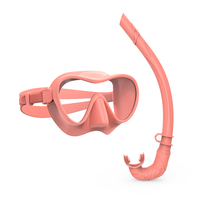 Kit de plongée sous-marine avec masque et tube respiratoire en silicone pur de qualité alimentaire, anti-fuite et anti-buée