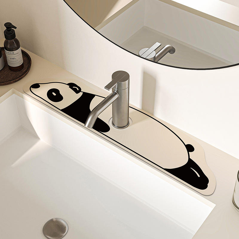 แผ่นรองก๊อกน้ำทรงแพนด้ายาว