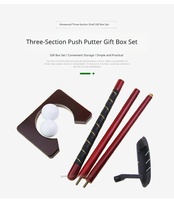 Ensemble de 3 mini putters de golf, kit d'entraînement de golf pliable, aide à l'entraînement de golf portable pour une utilisation à l'intérieur et à l'extérieur