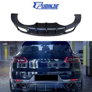 Diffuseur de pare-chocs arrière en fibre de carbone <span class=keywords><strong>Macan</strong></span> pour Porsche <span class=keywords><strong>Macan</strong></span> 95B.1 2014-2021, diffuseur arrière en carbone - Product Image 1