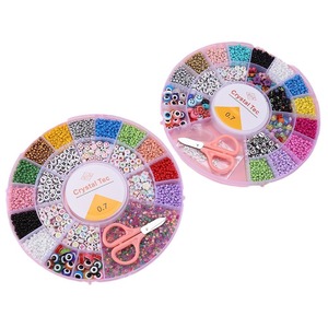 Box Set/4mm Diy Glas Brief Perlen Glass amen Perlen für Kinder Schmuck Armbänder Herstellung Ringe Zubehör Perlen Kit - Product Image 1