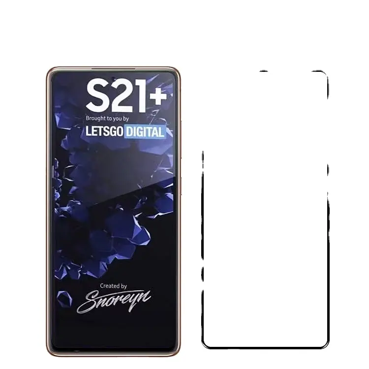 Película de vidro temperado curvado, alta qualidade, completa, para samsung galaxy s21, galaxy s21, ultra, protetor de vidro