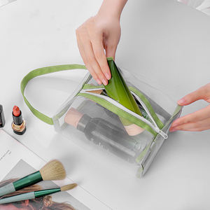 Bolsa de Maquillaje Transparente de Malla Metálica, Bolsa de Almacenamiento de Artículos de Aseo de Viaje de Diseñ<span class=keywords><strong>o</strong></span> Simple - Product Image 3