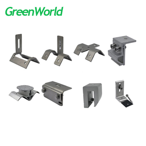Kit de fixation intermédiaire à bas <span class=keywords><strong>prix</strong></span> pour système de montage de panneaux solaires sur toit - Product Image 4