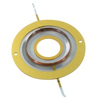 Bobine vocale CCAW de 44,4 mm, tweeter en titane, accessoires pour haut-parleurs, pièces de réparation de bobine vocale, diaphragme audio