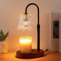 Lampe chauffe-bougie vintage française, lampe de chevet, décoration d'intérieur, lampe d'ambiance, lampe de table sans flamme, diffuseur de parfum