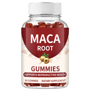 Enerji, Hormon Dengesi ve Ruh Hali Desteği için OEM Özel Etiketli <span class=keywords><strong>Maca</strong></span> Kökü Jelibonları 60 Adet - Product Image 1