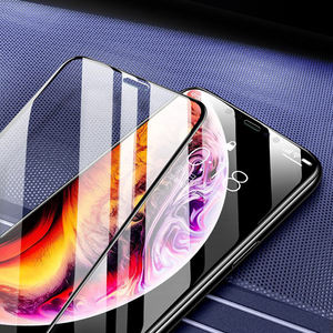 Protection d'écran en verre trempé incurvé intégral 9H 2.5D 0.33mm de qualité supérieure pour iPhone 17 16 15 14 Pro Max - Product Image 2