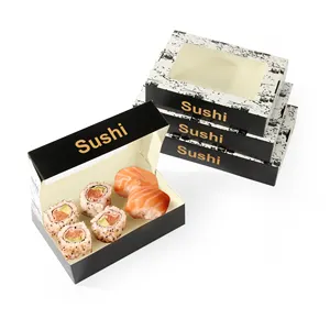 Custom Luxury Eco Friendly Take Out Food Sushi Bakery Bread Donut Pastry Cake Cookie Packaging Boxes