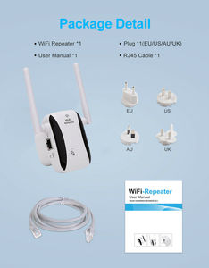 Extensor de rango <span class=keywords><strong>WiFi</strong></span>, repetidor <span class=keywords><strong>Wifi</strong></span>, amplificador de señal de punto de acceso de 300Mbps, repetidor inalámbrico - Product Image 5