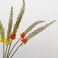Vossenstaartlelievrucht, Kunstbloem, Bloemstuk met lange steel, Bruidsboeket Bloemarrangement Sierplanten