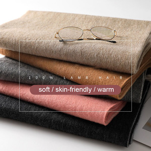 100% Pure <b>Wool</b> Solid Color <b>Scarf</b>, Thick Knitted Long Tassel Neck Warmer, Durable Breathable Winter Warm <b>Scarf</b> for Women - Product Image 5