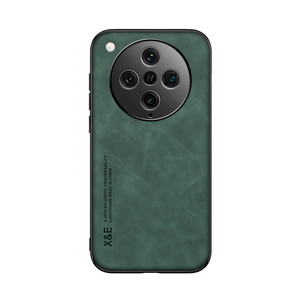 Funda delgada de cuero de lujo para teléfono Funda con sensación de piel de bebé con funda magnética para soporte de coche para OPPO Find X8 Pro - Product Image 3